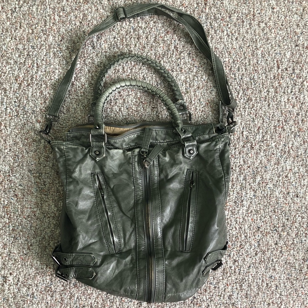 Gray carryall bag